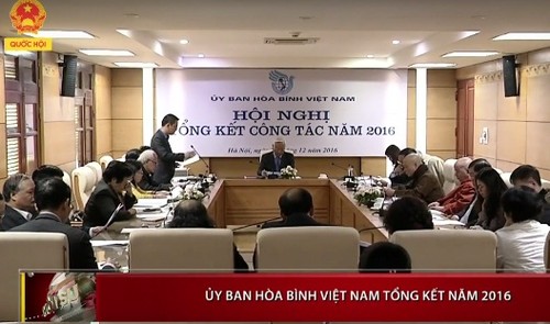 Ủy ban Hòa bình Việt Nam triển khai nhiệm vụ năm 2017 - ảnh 1